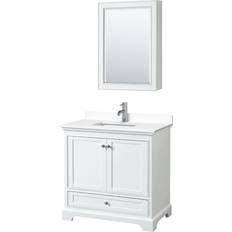 Vanity Units for Single Basins Wyndham Collection WCS202036S-VCA-MED