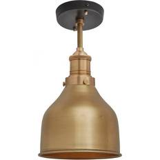 Copper Lamp Parts Industville Brooklyn Cone Flush Mount Light Suspension