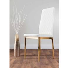 Gold Kitchen Chairs Furniturebox 4x Milan Kitchen Chair