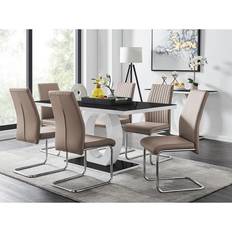 Dining glass table Giovani High Gloss Dining Set