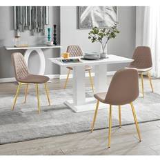 Gold Dining Sets Furniturebox Uk Imperia Dining Set