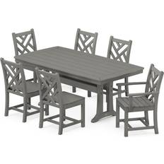 Blue Patio Dining Sets Polywood Chippendale Patio Dining Set