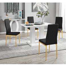 Gold Dining Sets Furniturebox Furniturebox Uk Imperia 4 Dining Set