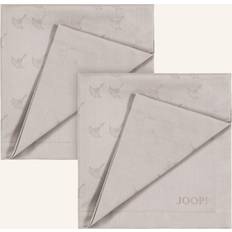 Beige Stoffservietten Joop! 2er-Set FADED CORNFLOWER Stoffserviette Beige