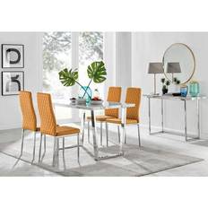 Gelb Tischgruppen Furniturebox Uk Kylo Dining Set