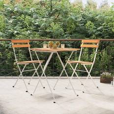 VidaXL Wood Garden Chairs vidaXL Folding Bistro Garden Dining Chair