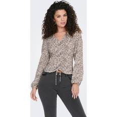 Only Blusa Onlheidi L/S Ruching Top