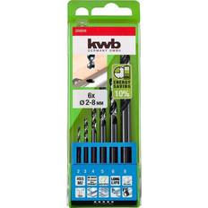 Kwb 258806 Metal twist drill bit set 6-piece 1 pcs