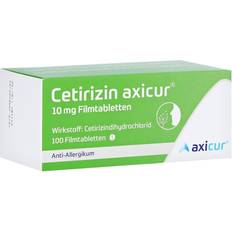 Cetirizindihydrochlorid Rezeptfreie Arzneimittel Cetirizin Axicur 20Stk. Tablette