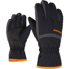 Negro Manoplas Ziener Guantes Niño AS - Noir