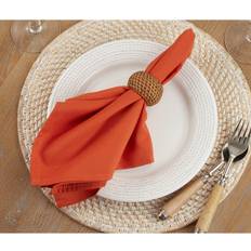 Pink Cloth Napkins Saro Lifestyle Everyday Design Table Cloth Napkin Orange, Pink (50.8x50.8)