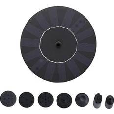 Decorazioni da Giardino HEISSNER Set Fontana Solare 150 L/h Accessori per Piscina