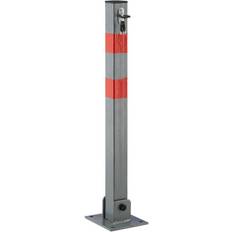 Relaxdays Parking Barrier 65 x 15 x 13 cm Square 3 Keys
