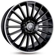 Keskin KT157017511238BLP Aluminium Fälg Svart Polerad Kant