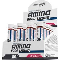 Best Body Nutrition Amino Liquid 5000 Ampullen, Cranberry, hochwertiges Protein