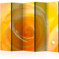 Jaune Paravents Artgeist 5 Volets Yellow Rose II 225 x 172 (40845) Paravent