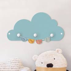 Camere per bambini Porte-manteau Enfant Petit Nuage Bleu