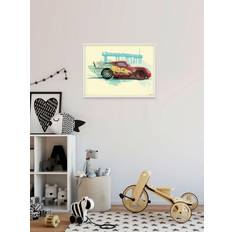 Papier Kinderzimmer Komar Wandbild Cars Lightning McQueen Disney B/L: ca.