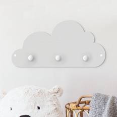 Nuage Porte-manteau Enfant Petit Nuage Gris