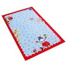 Fabric Fabrics Flatweave Blue Rug Rectangle 80 x 150 cm