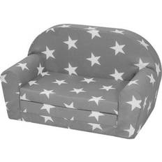 Grau Sofas Dynamic24 Kindersofa ausziehbar grau Kindercouch Sofa Couch Kinderzimmer