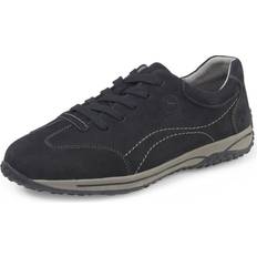 Gabor Sneakers of velvety calf nubuck leather Comfort black