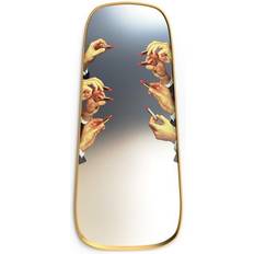 Seletti Spiegel Seletti Toiletpaper mirror with wooden Wandspiegel