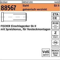 Staffe ad angolo Fischer Ancoraggio EA II M8x40 / 50 cm