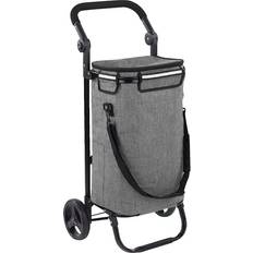 Wenko Chariot de courses isotherme avec poche intérieure 38L Gris