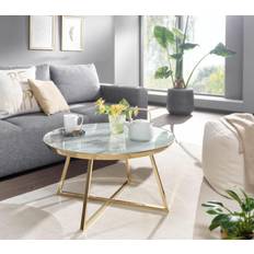 Marmor look bord Wohnling Marmor Look 76 x 76 x 41 cm Sofabord