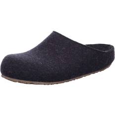 Men - Textile Slippers Haflinger Men's Low-Top Slippers, Grey Graphit 377