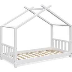 Gitterbetten VitaliSpa Kinderbett Design Hausbett Kinderbett Haus Zaun 80x160cm