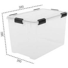 Iris Ohyama Water Proof Aufbewahrungsbox 70,0 transparent Staukasten