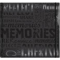 MBI Gloss Scrapbook 12"X12" Memories Black