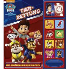 Paw Patrol Babyleksaker PAW Patrol Tier-Rettung Klappen-Geräusche-Buch mit 10 pfotastischen Geräuschen für Kinder ab 3 Jahren: Mit Geräuschen und Klappen Klappen auf jeder Seite mit vielen Überraschungen