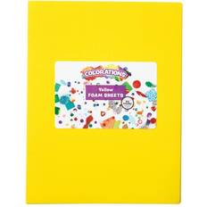 Yellow Watercolor Paper ABA Skol Colorations Yellow Color Foam Sheets 10 Pack