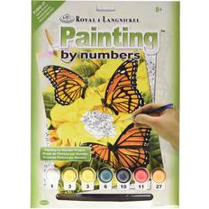 RTO Junior Small Paint By Number Kit 8.75"X11.75"-Majestic Monarchs