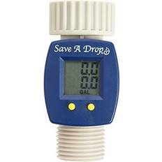 Blue Hoses P3 International Save a Drop Blue Water Flow Meter Measure Gallon