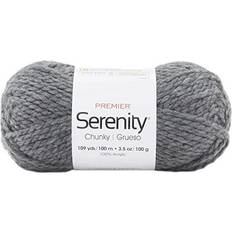 Premier Serenity Chunky Yarn Solid-Smoke