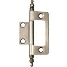 Hickory Hardware 1" Full Inset Surface Mount Self Mortise Free Swinging Cabinet Hinges 2-Pack