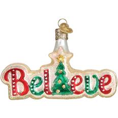 Old World Christmas Ornaments Believe Glass Blown Christmas Tree Ornament