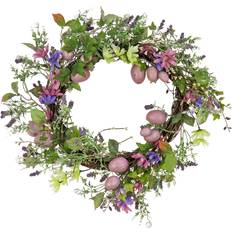 Pink Decorations National Tree Company Artificial Spring Wreath Woven Branch Base Decoration