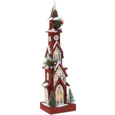 Red Wall Decorations Melrose Wooden Church Multi Wall Decor