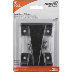 Interior Details Hardware 4 L Black Extra Heavy Duty T-Hinge 2 pk Picture Hook