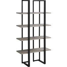 Brown Book Shelves Monarch Specialties Metal Book Shelf