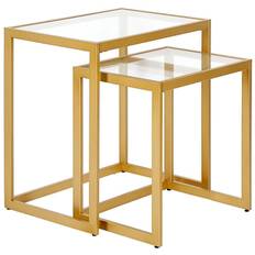 Glasses Nesting Tables Hudson & Canal Rocco Side Nesting Table