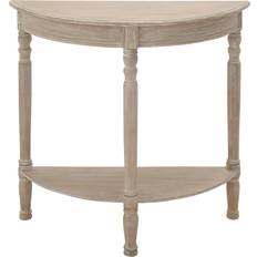 Furniture Litton Lane Deco 79 Traditional Half Moon Console Table