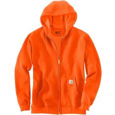 Orange Sweaters Carhartt Men's Midweight Hooded Zip-Front Sweatshirt