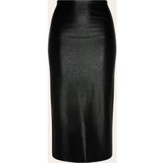 Leather Skirts Commando Faux Leather Miniskort