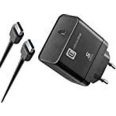 Samsung fast charger Cellularline Power delivery Ladegerät Samsung, Black